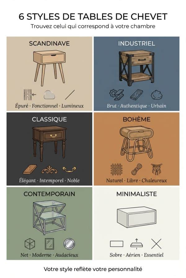 Panorama des styles et leur cohérence avec votre chambre