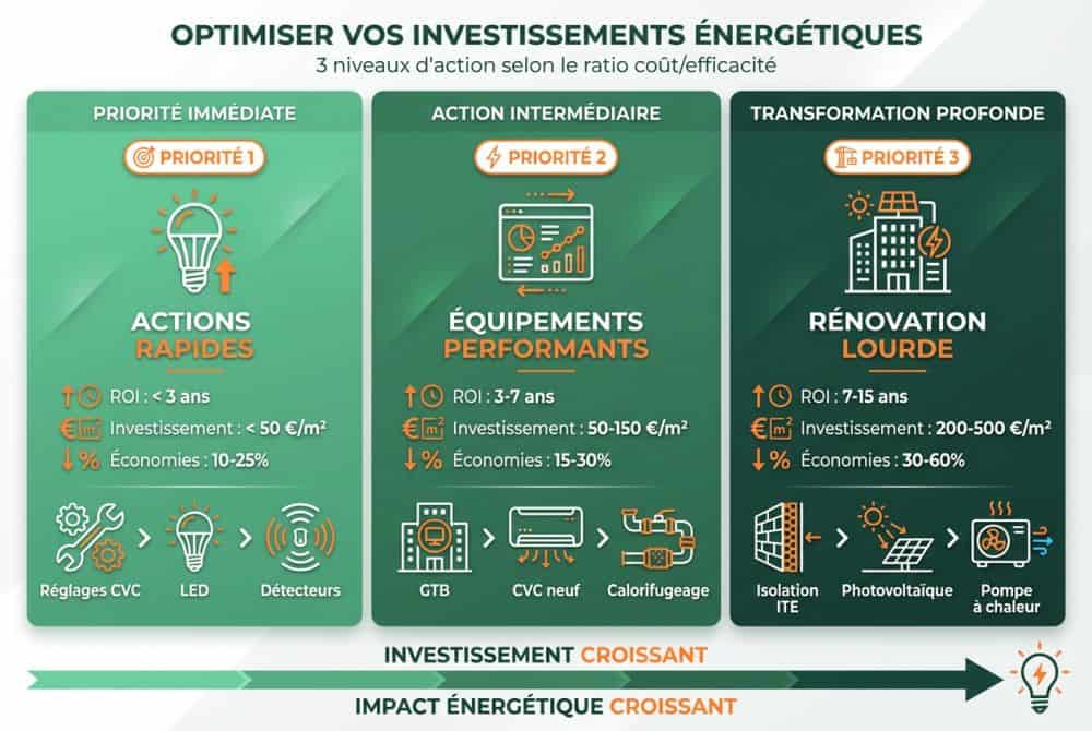 Hiérarchiser les solutions par ratio coût/efficacité