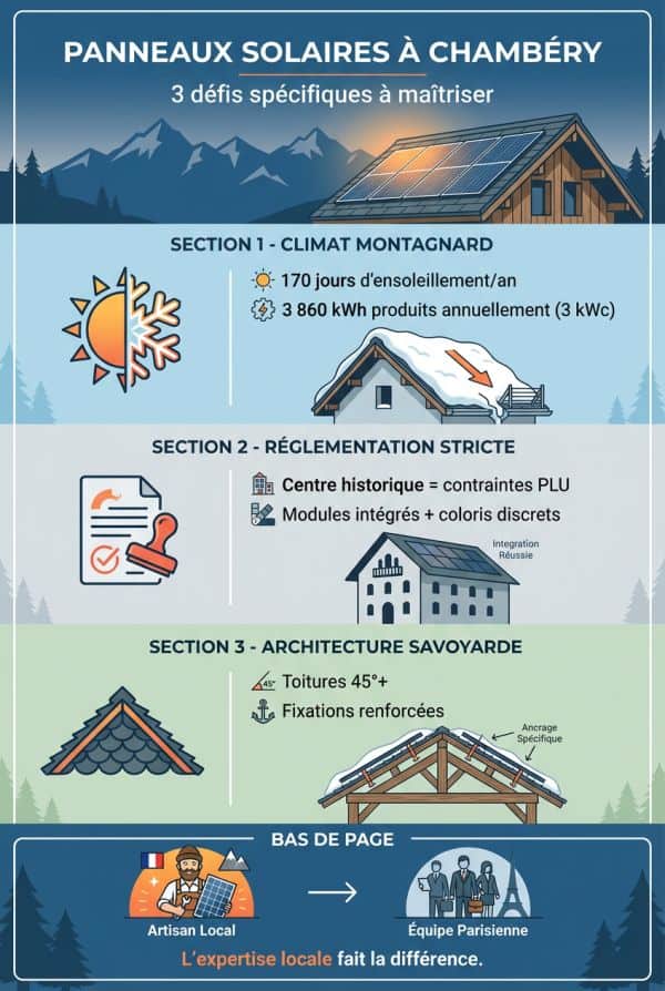 Maîtrise des spécificités savoyardes : climat, réglementation et architecture